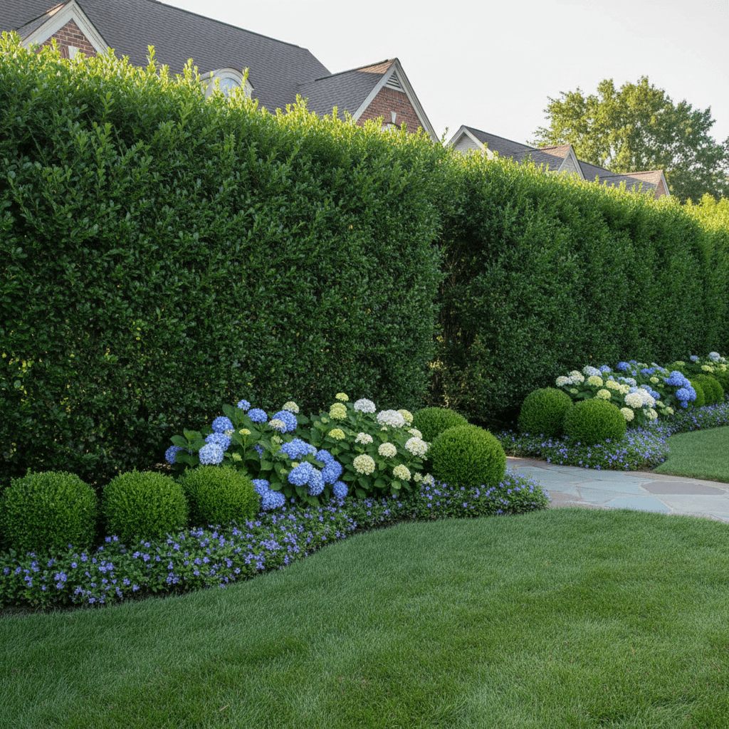 Privacy screens and hedges