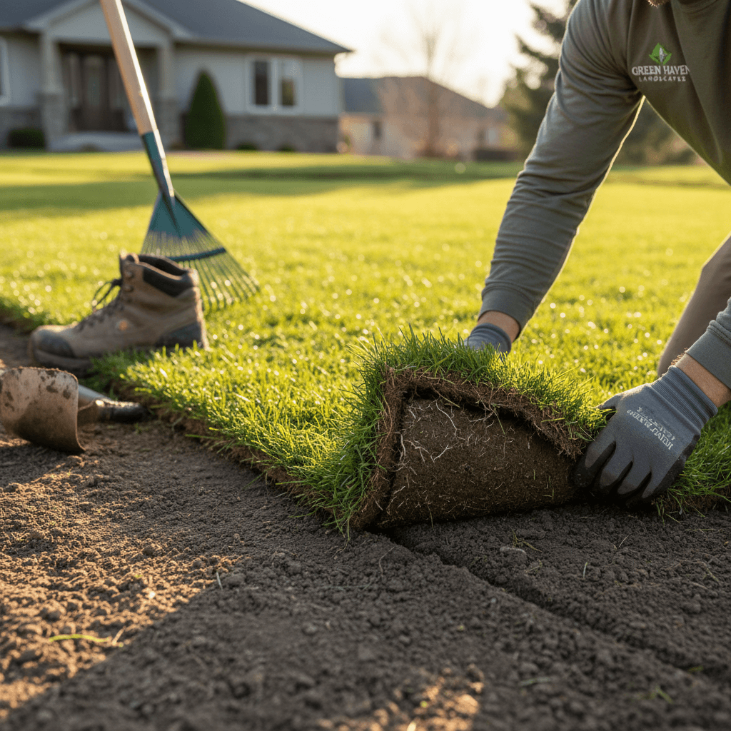 Sod installation