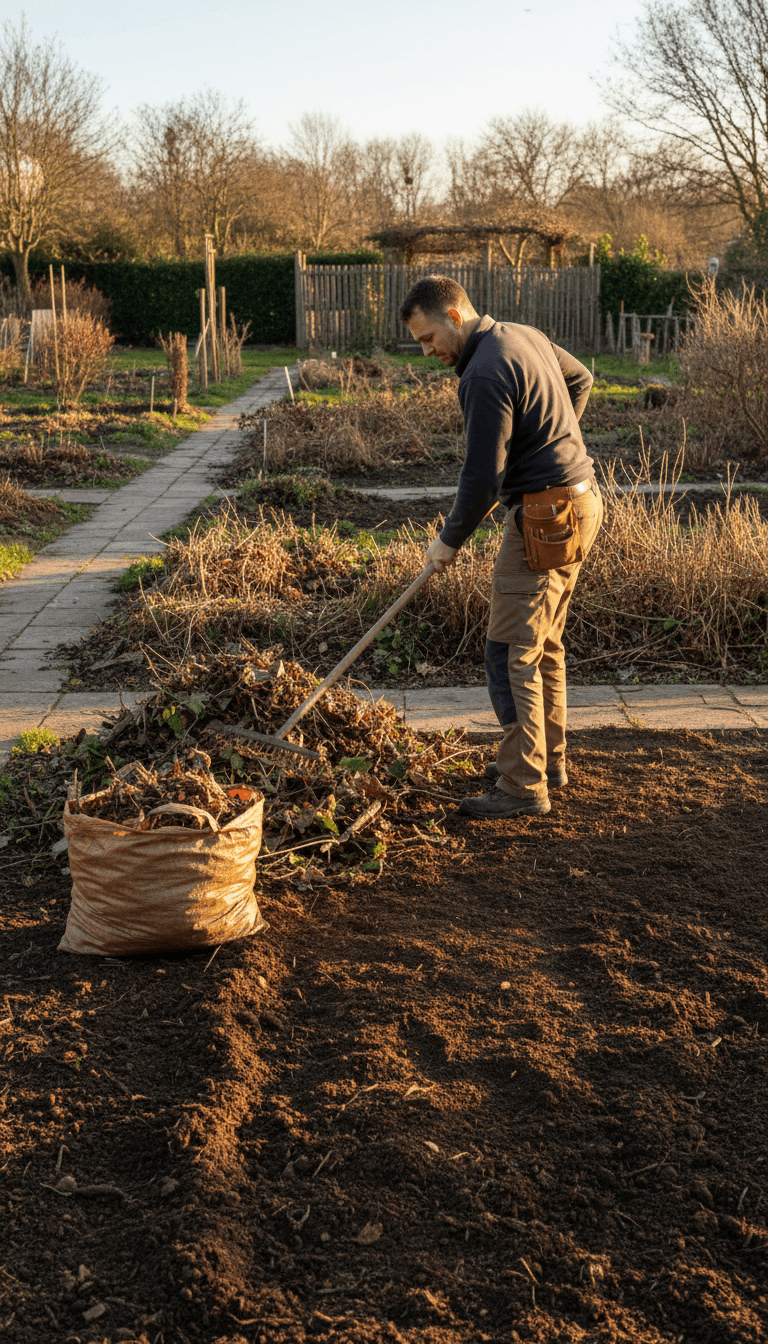 Professional yard cleanup and debris removal